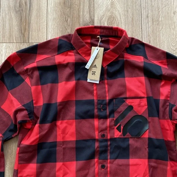 NWT. Five Ten Adidas “Brave’ Flannel. Medium (gender neutral) - Picture 10 of 15